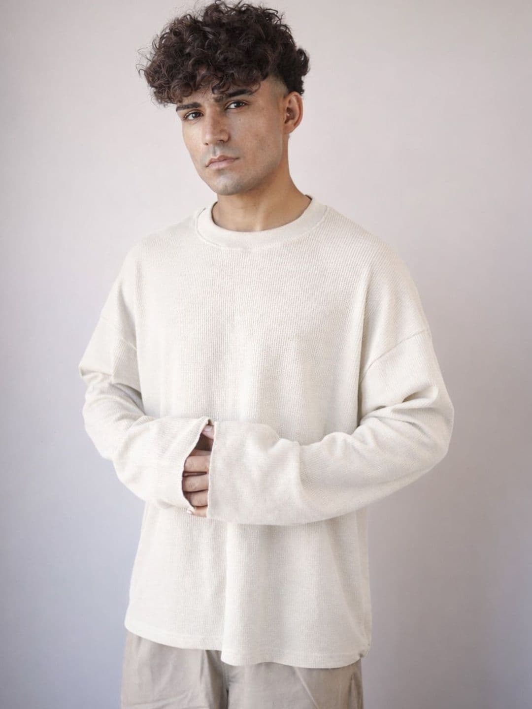 BDSQUARE Men Drop-Shoulder Sleeves Boxy T-shirt - view 1