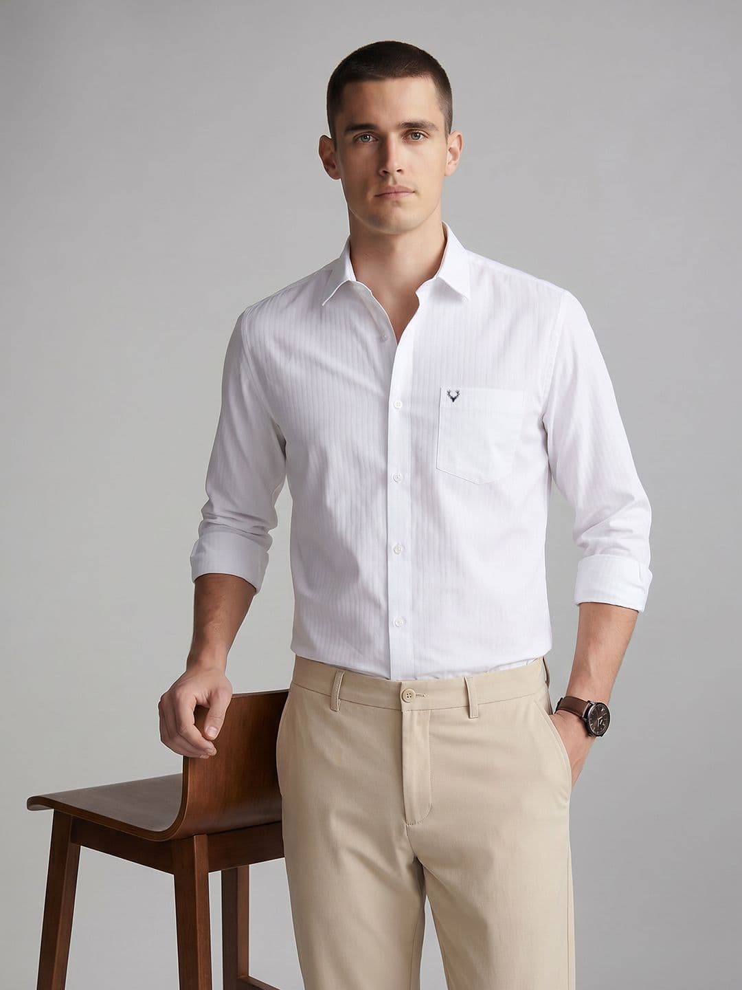 Allen Solly Textured Formal Shirt - view 1