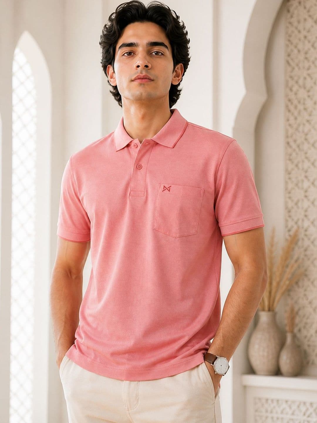 Force NXT Men Polo Collar Pockets T-shirt - view 1