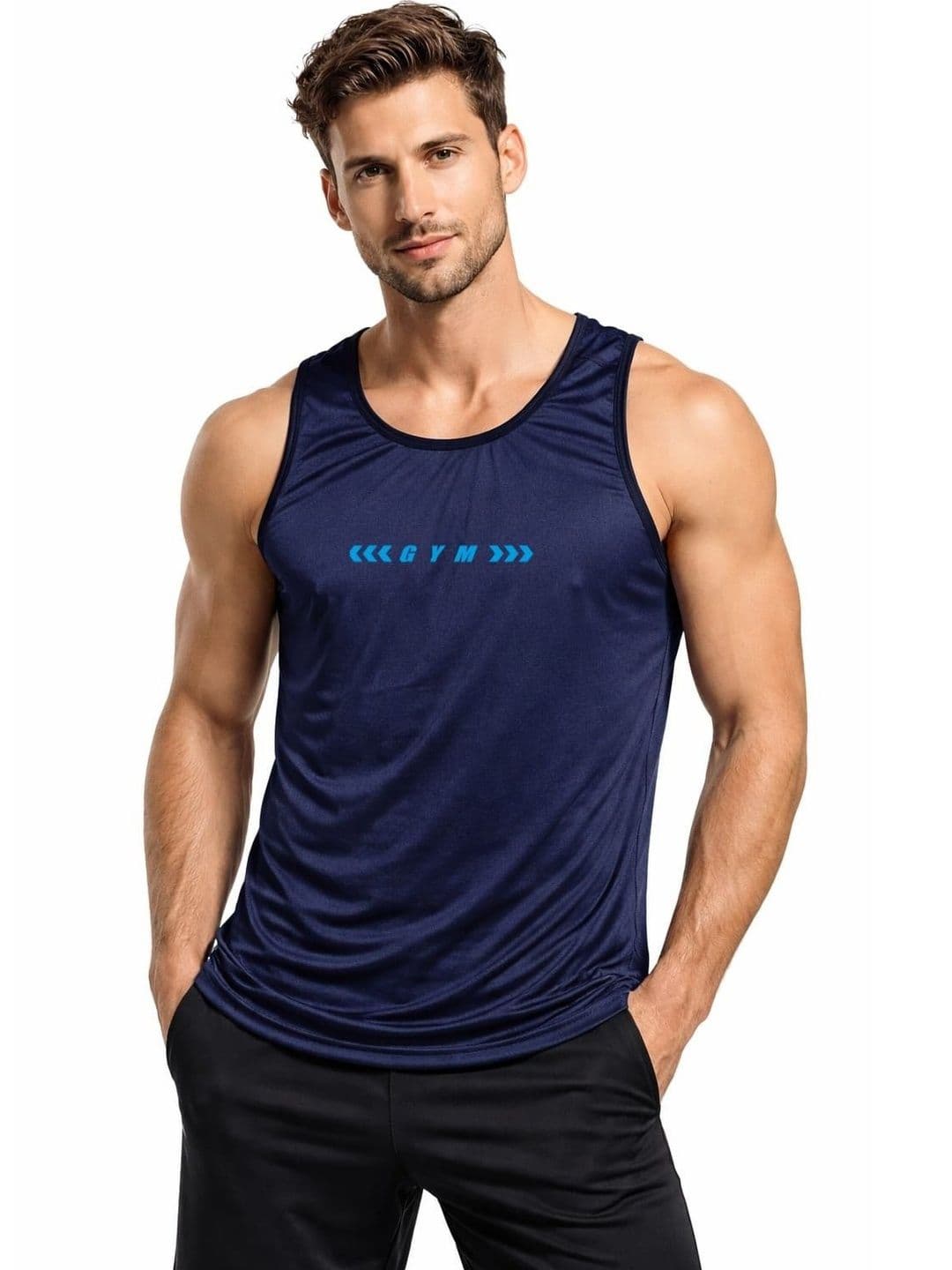 VTSPORTS Printed Gym Vest - view 1