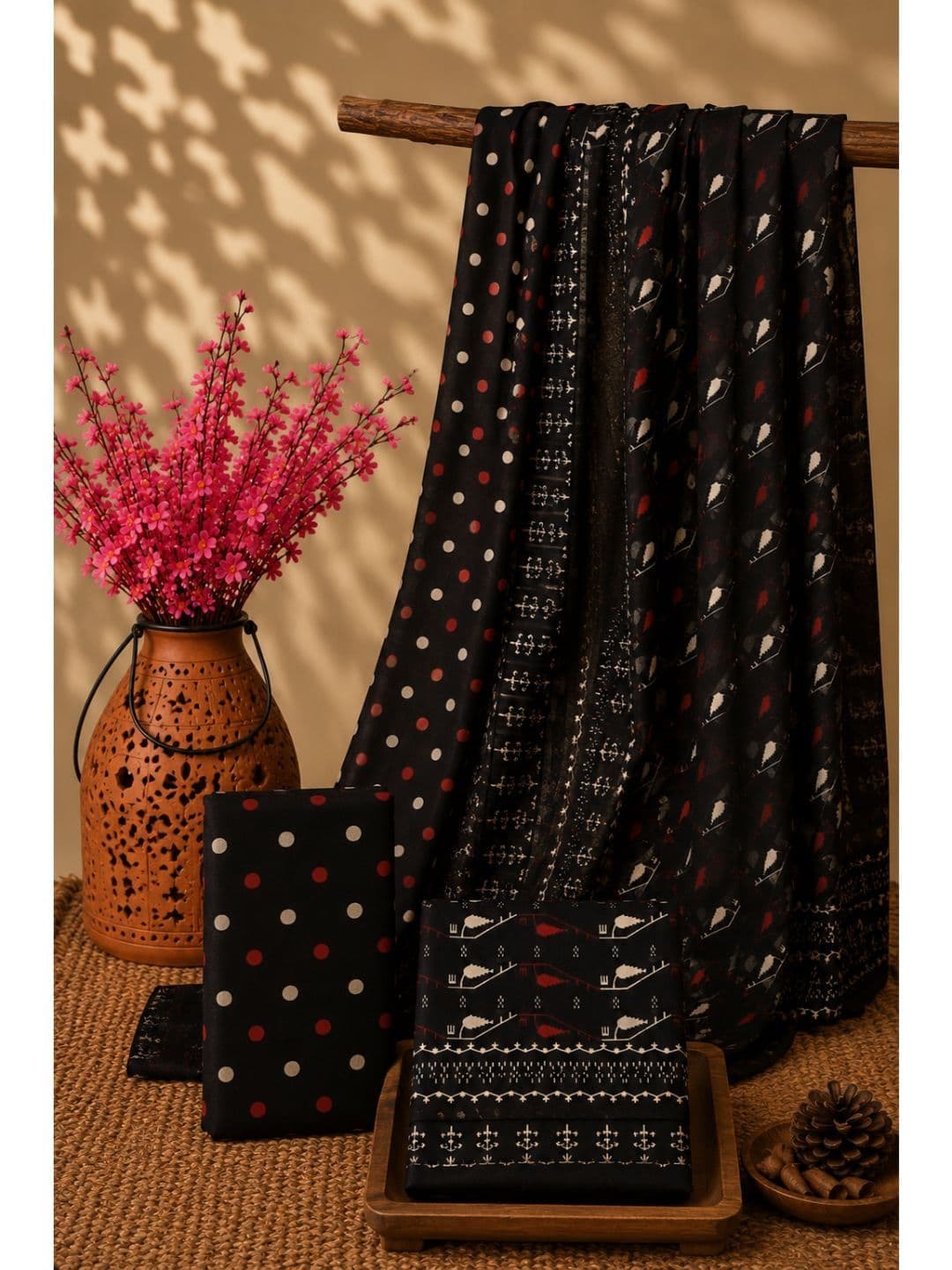 Dhaaga Ghar Printed Unstitched Dress Material - view 1