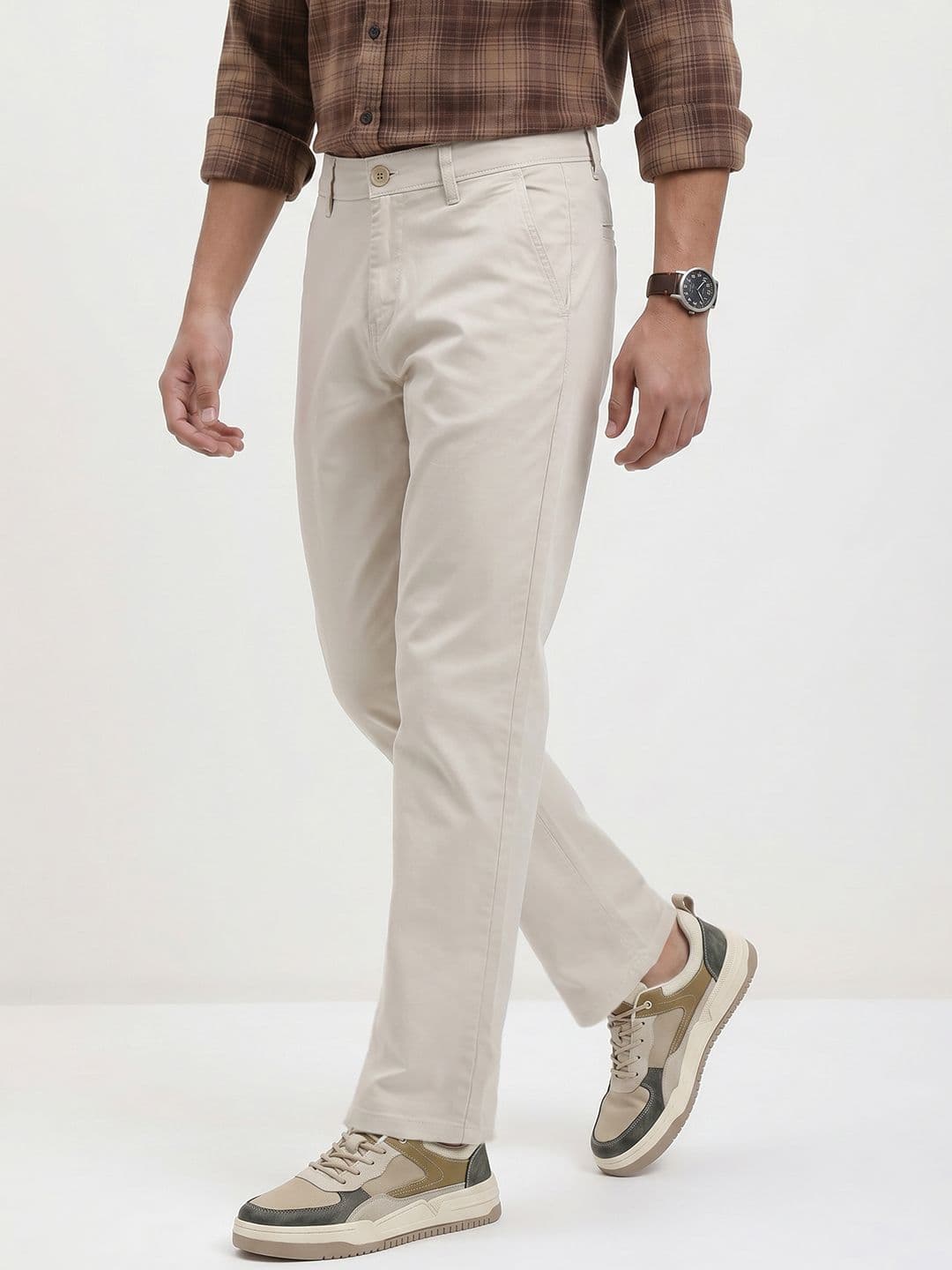 The Roadster Lifestyle Co Men Relaxed Fit Trouser - view 1