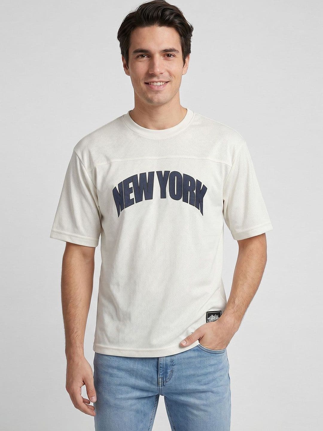 R&B Men Typography Printed T-shirt - view 1