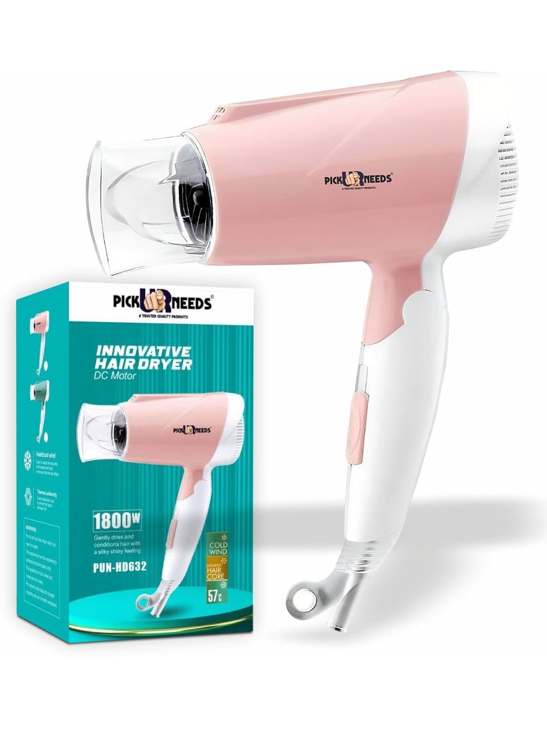 Pick Ur Needs 1800W Hot & Cold Dryer - PN-HD-6032 - view 1