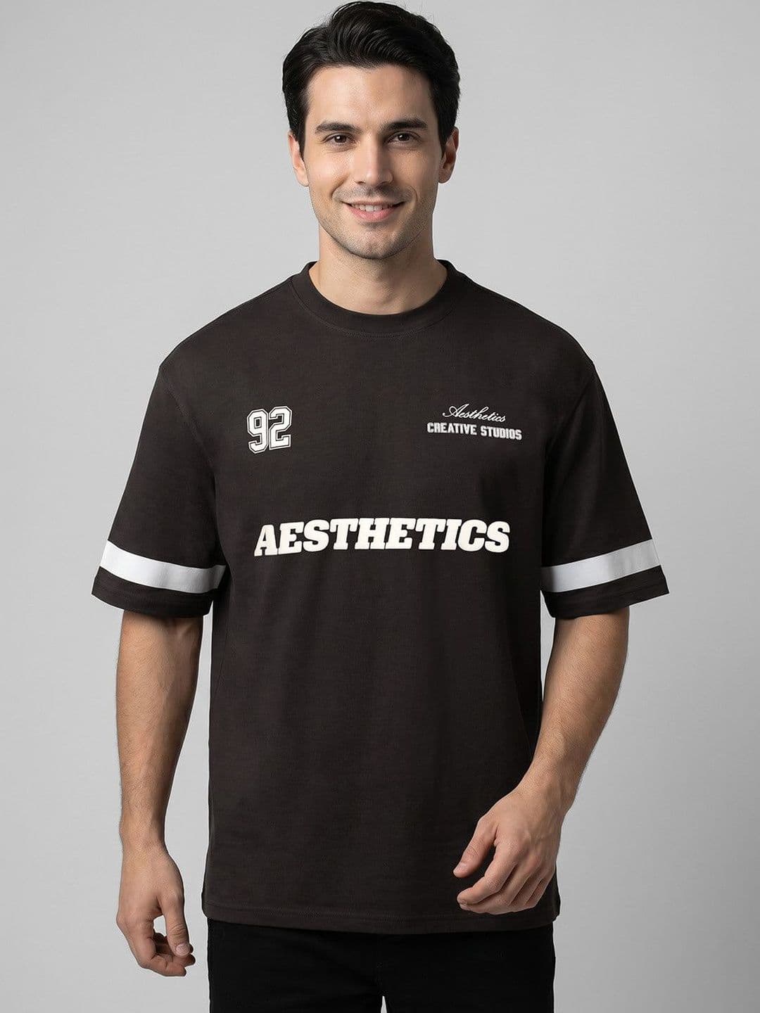 R&B Men Typography Printed T-shirt - view 1