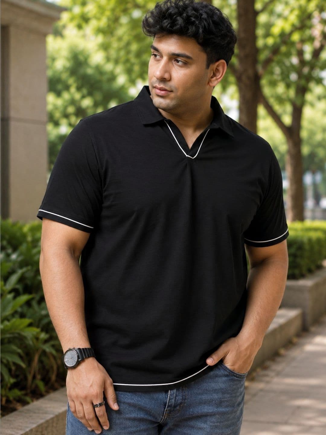 Sztori Men V-Neck T-shirt - view 1