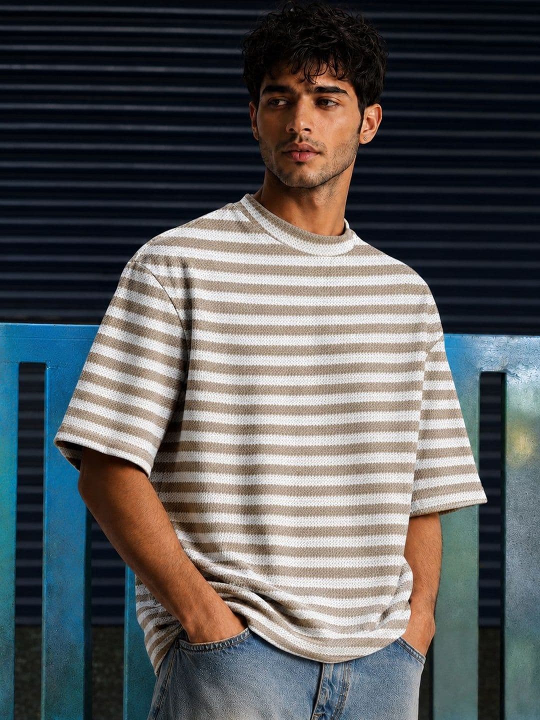 Force Men Striped T-shirt - view 1