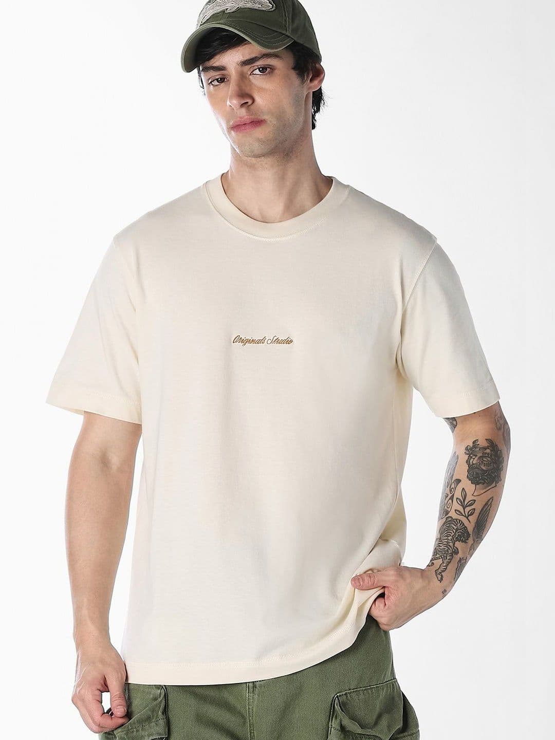 Jack & Jones Men Typography Printed T-shirt - view 1