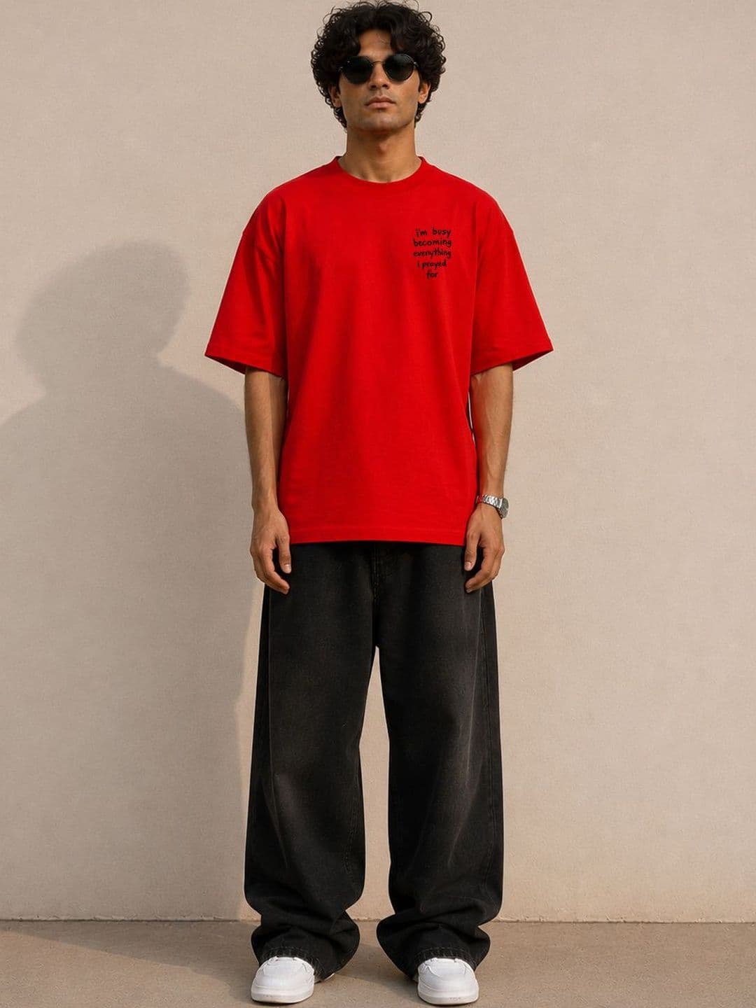 BEOVER Men Typography Printed T-shirt - view 1