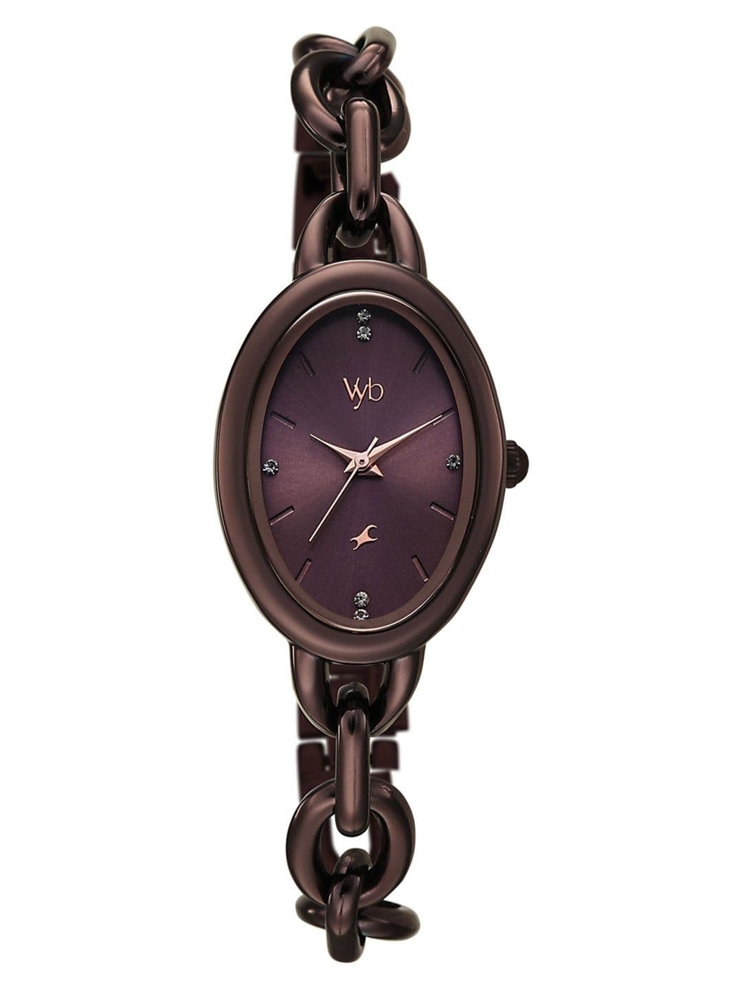 Fastrack Women Vyb Manifester Quartz Chocolate Brown Dial Watch - FV60148QM01W - view 1