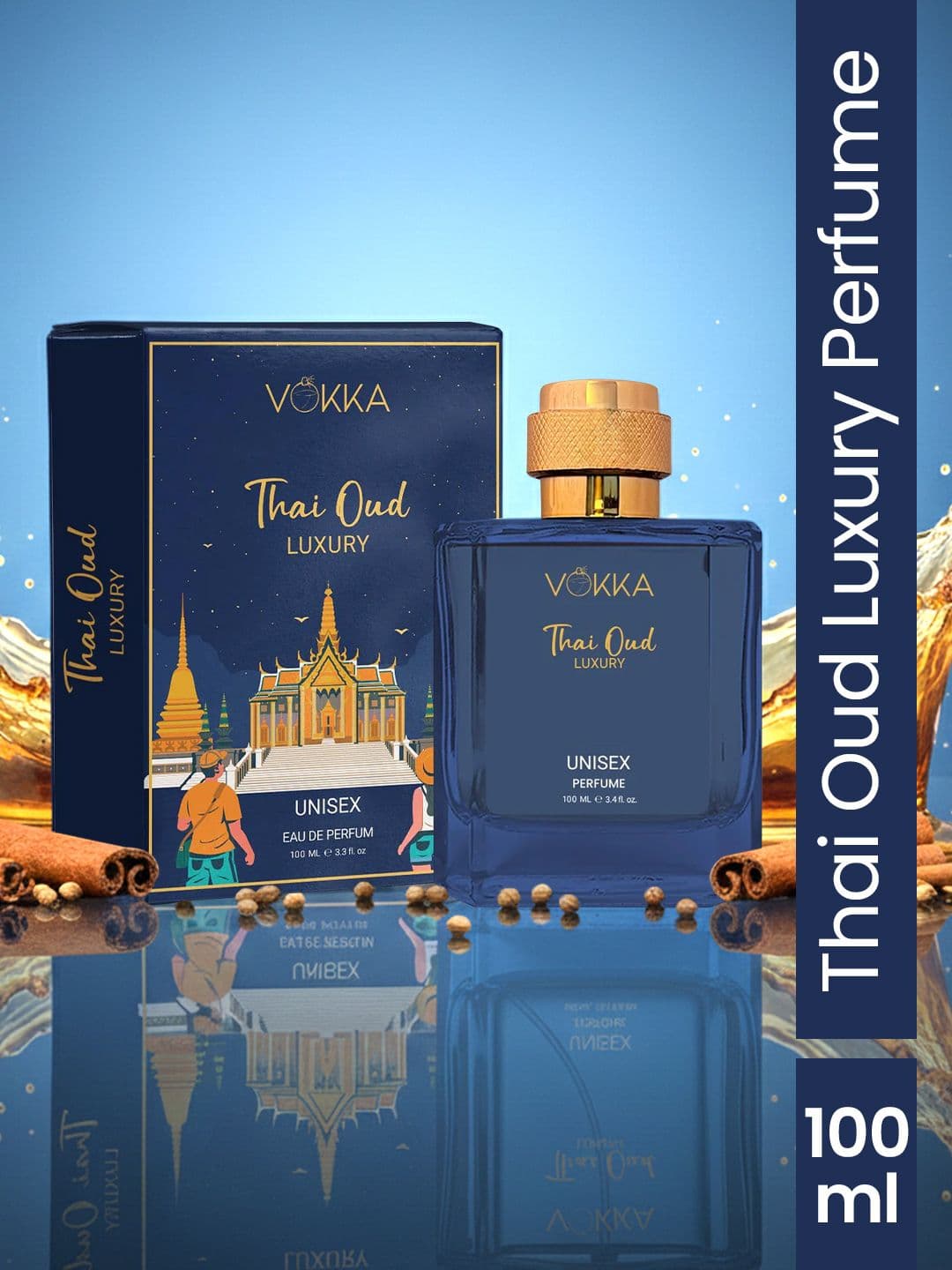 VOKKA Thai Oud Luxury Long Lasting Woody Perfume - 100 ml - view 1