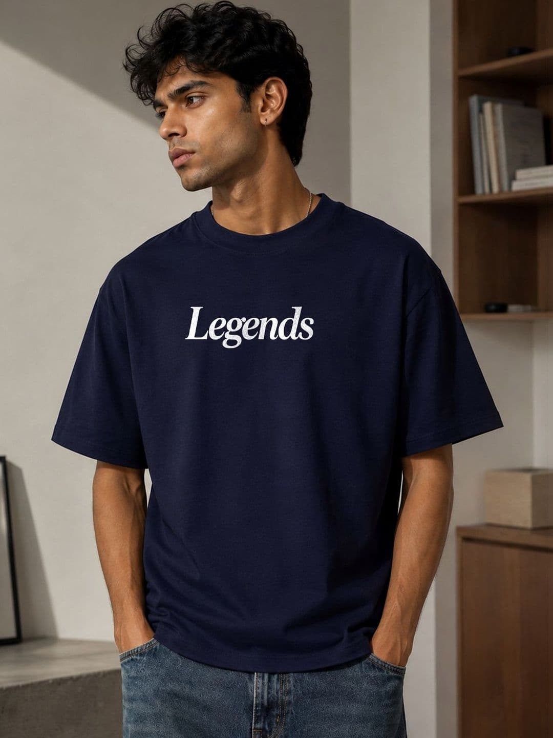 BEOVER Men Typography Printed T-shirt - view 1