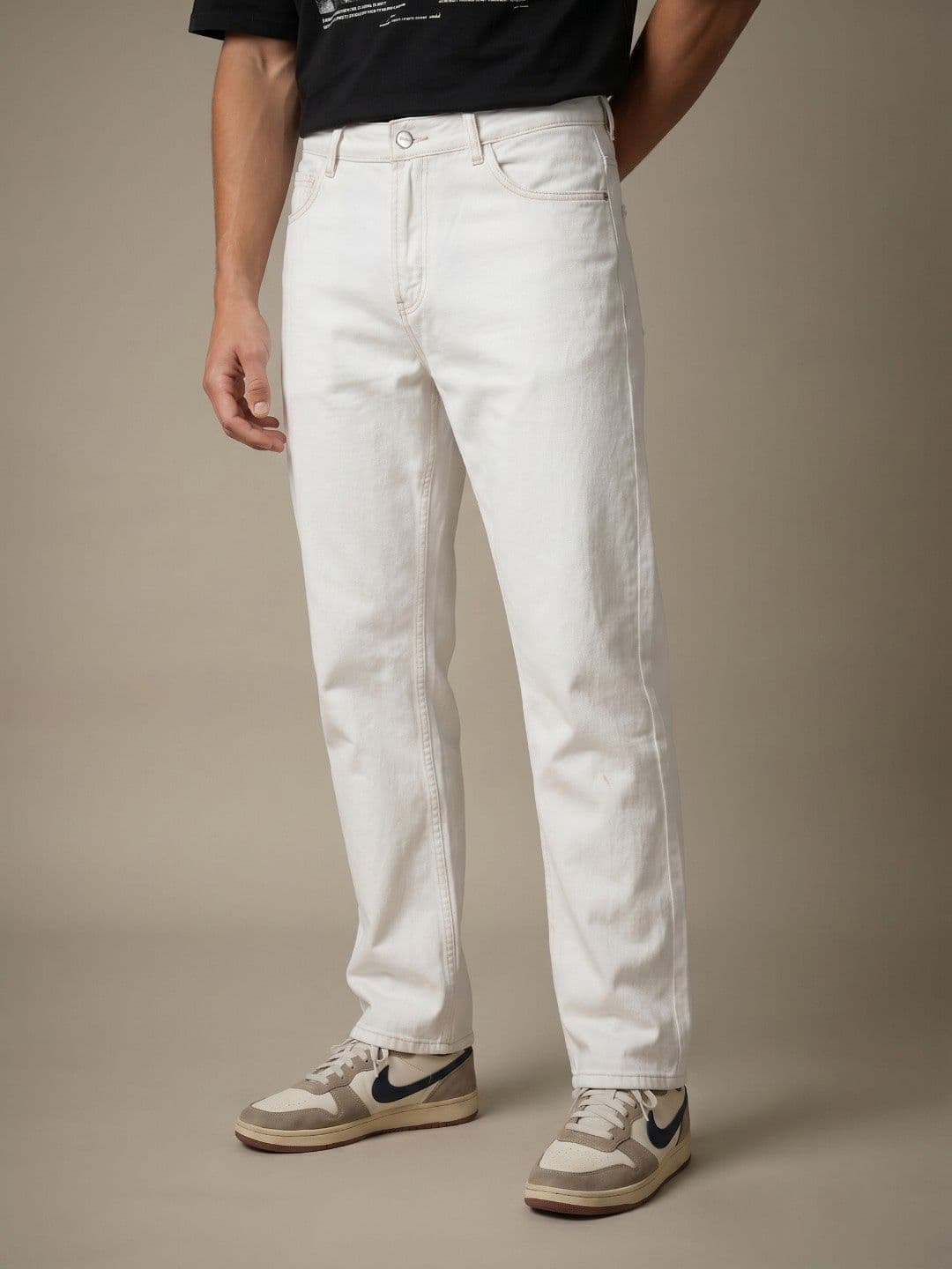glitchez Men Regular Fit Mid-Rise Stretchable Jeans - view 1