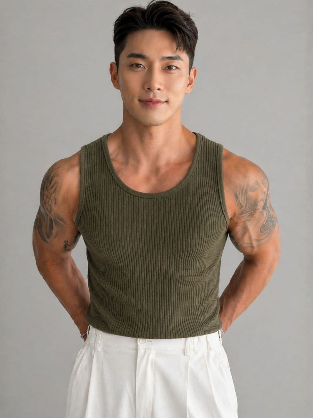 ROCKWELL Self Design Cotton Tank - view 1