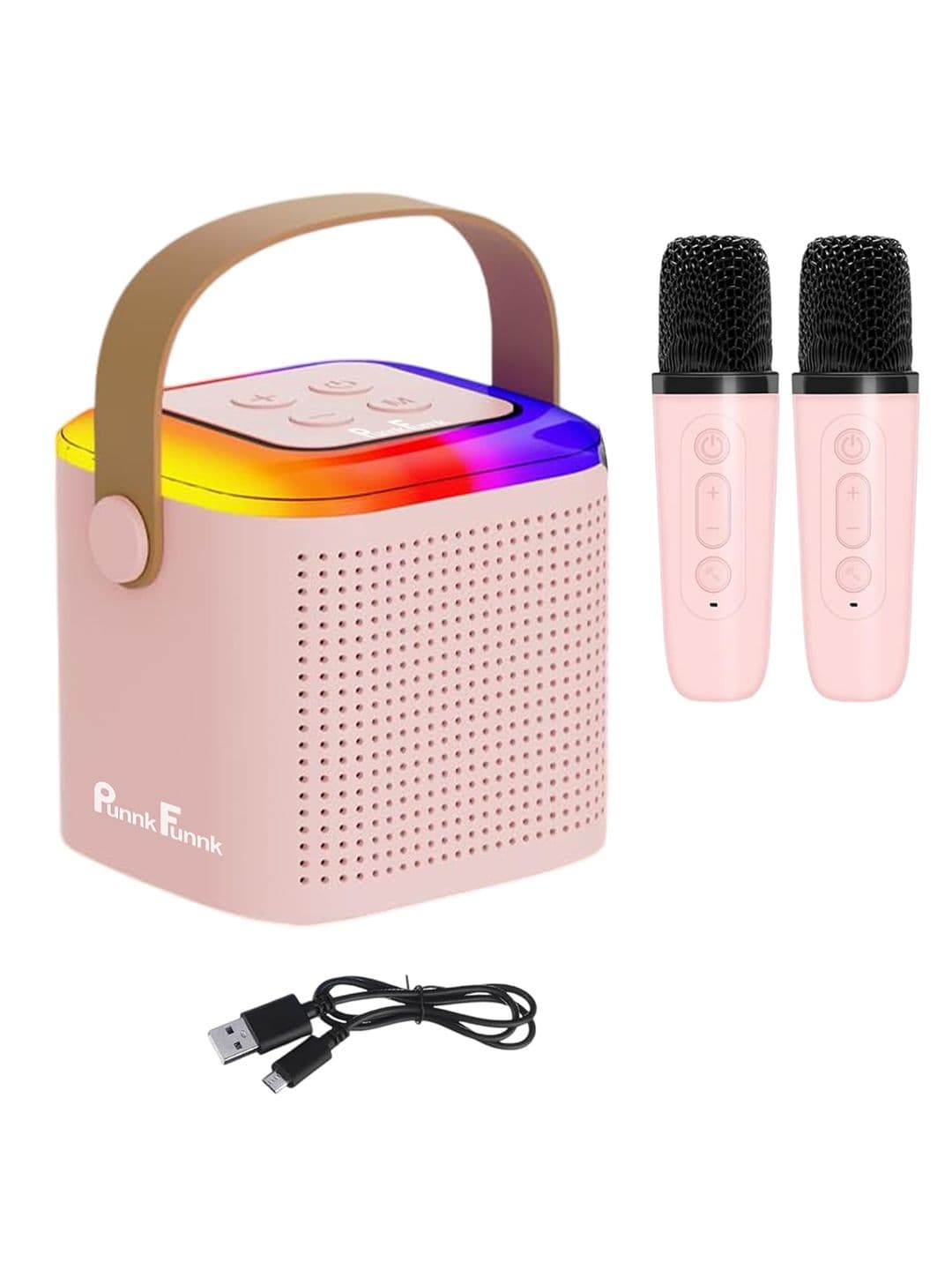 PunnkFunnk Wireless Mics Portable Karaoke Bluetooth Speaker - view 1