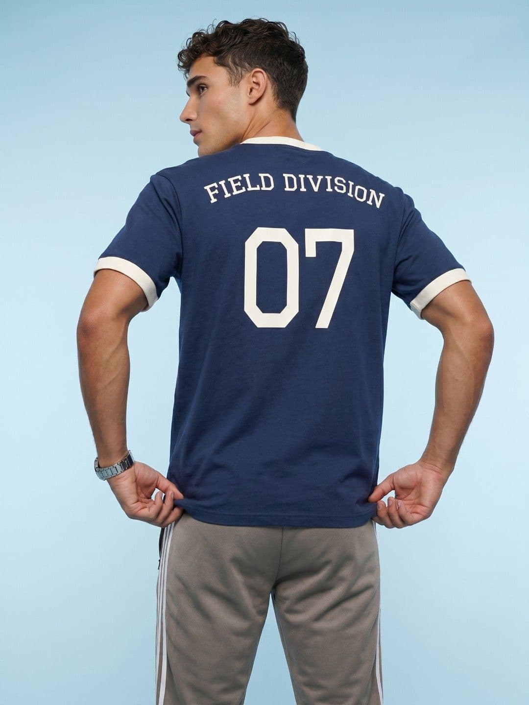 SPORT STREET by glitchez Varsity Printed Relaxed Fit T-shirt - view 1