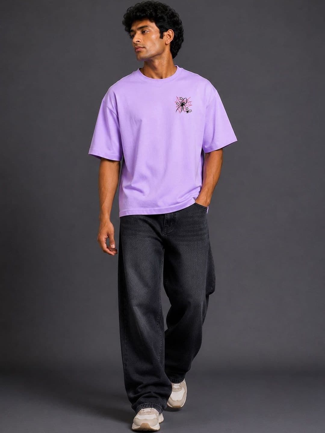 BEOVER Men Oversized Graphic T-shirt - view 1