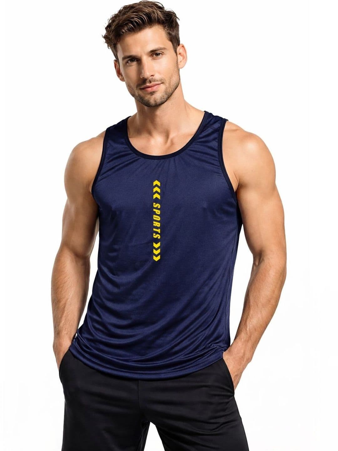 VTSPORTS Printed Gym Vest - view 1