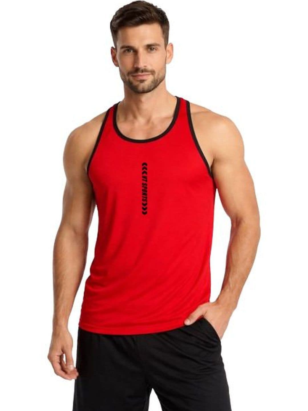 VTSPORTS Printed Gym Vest - view 1