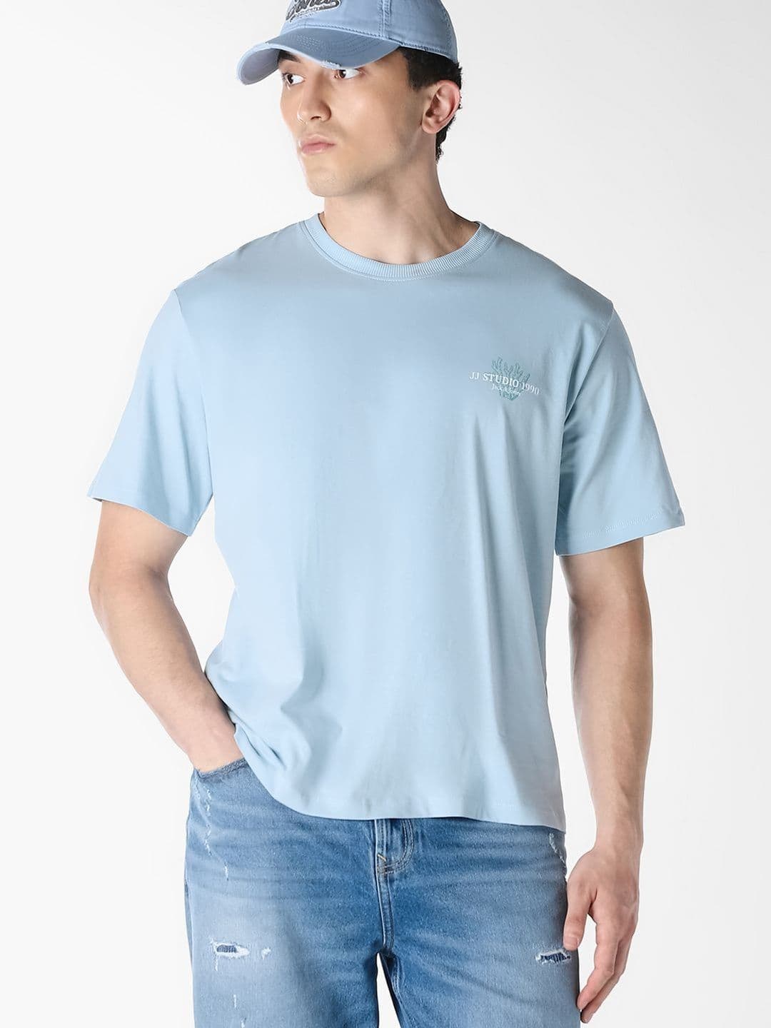 Jack & Jones Men Typography Printed T-shirt - view 1