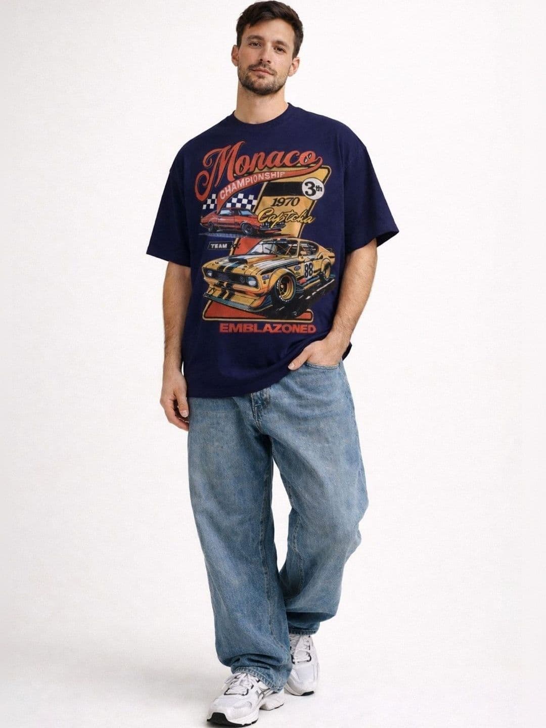 CAPTCHA Men Printed Pure Cotton T-shirt - view 1
