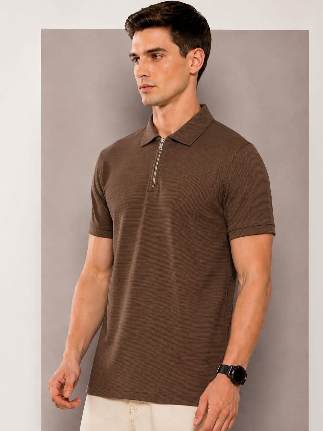 UTCV Men Polo Collar T-shirt - view 1