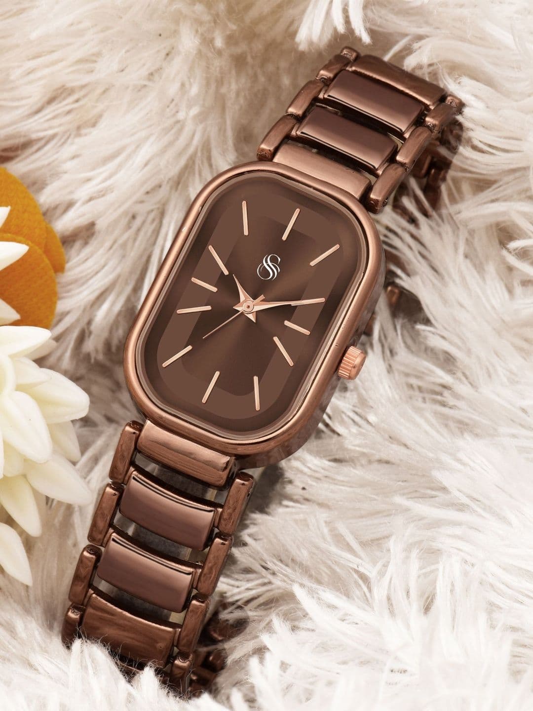 Shocknshop Women Dial & Bracelet Style Straps Analogue Watch WCH176Brown - view 1