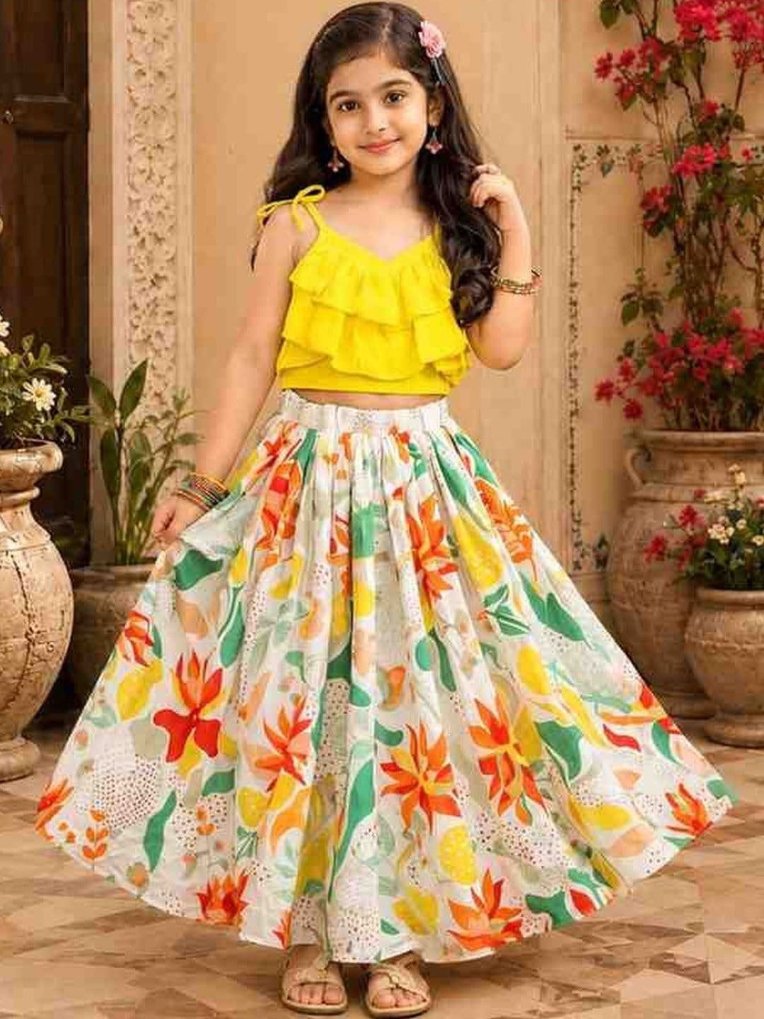 KALINI Girls Ready to Wear Lehenga & - view 1