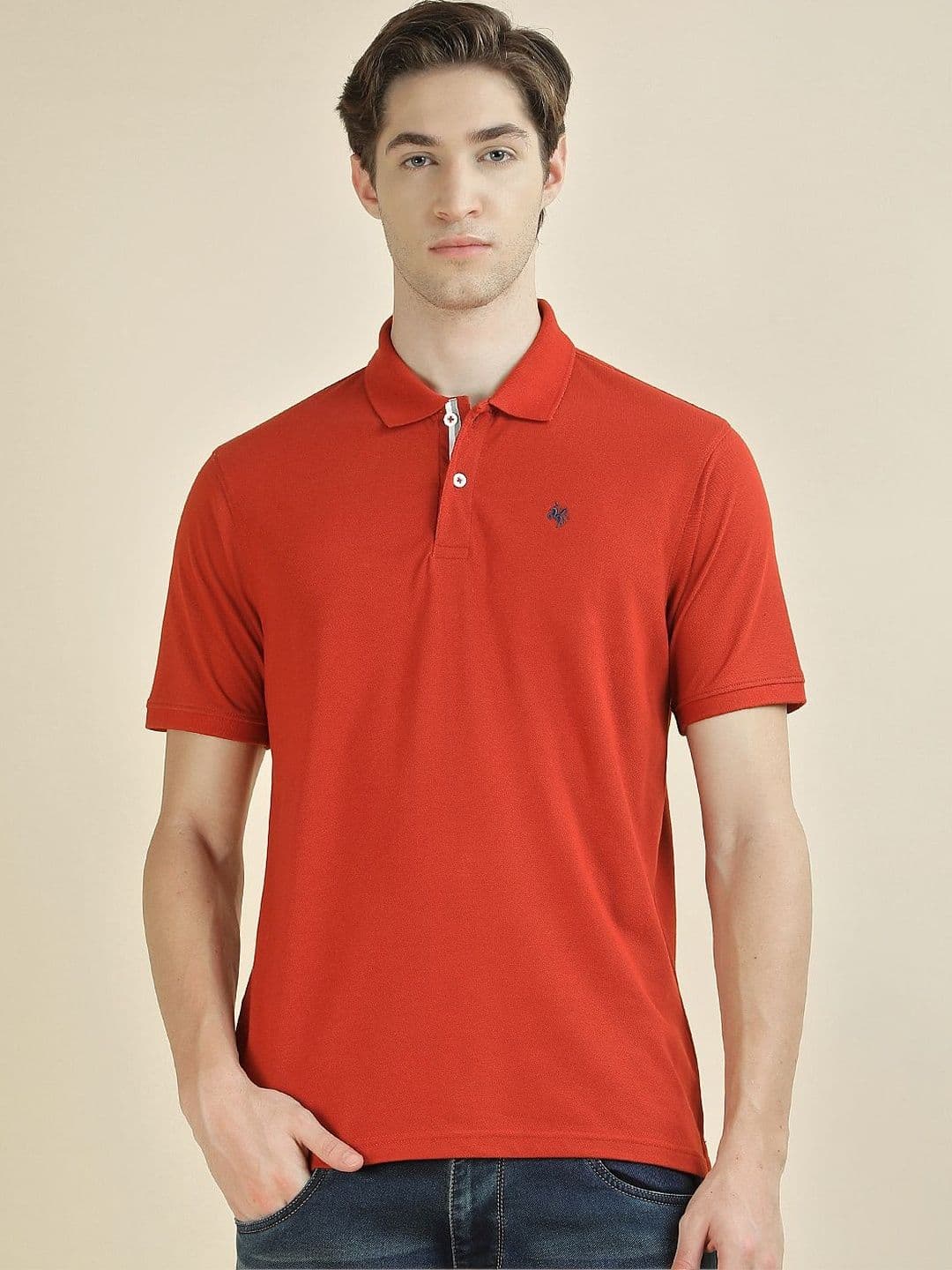 Cantabil Men Polo Collar T-shirt - view 1