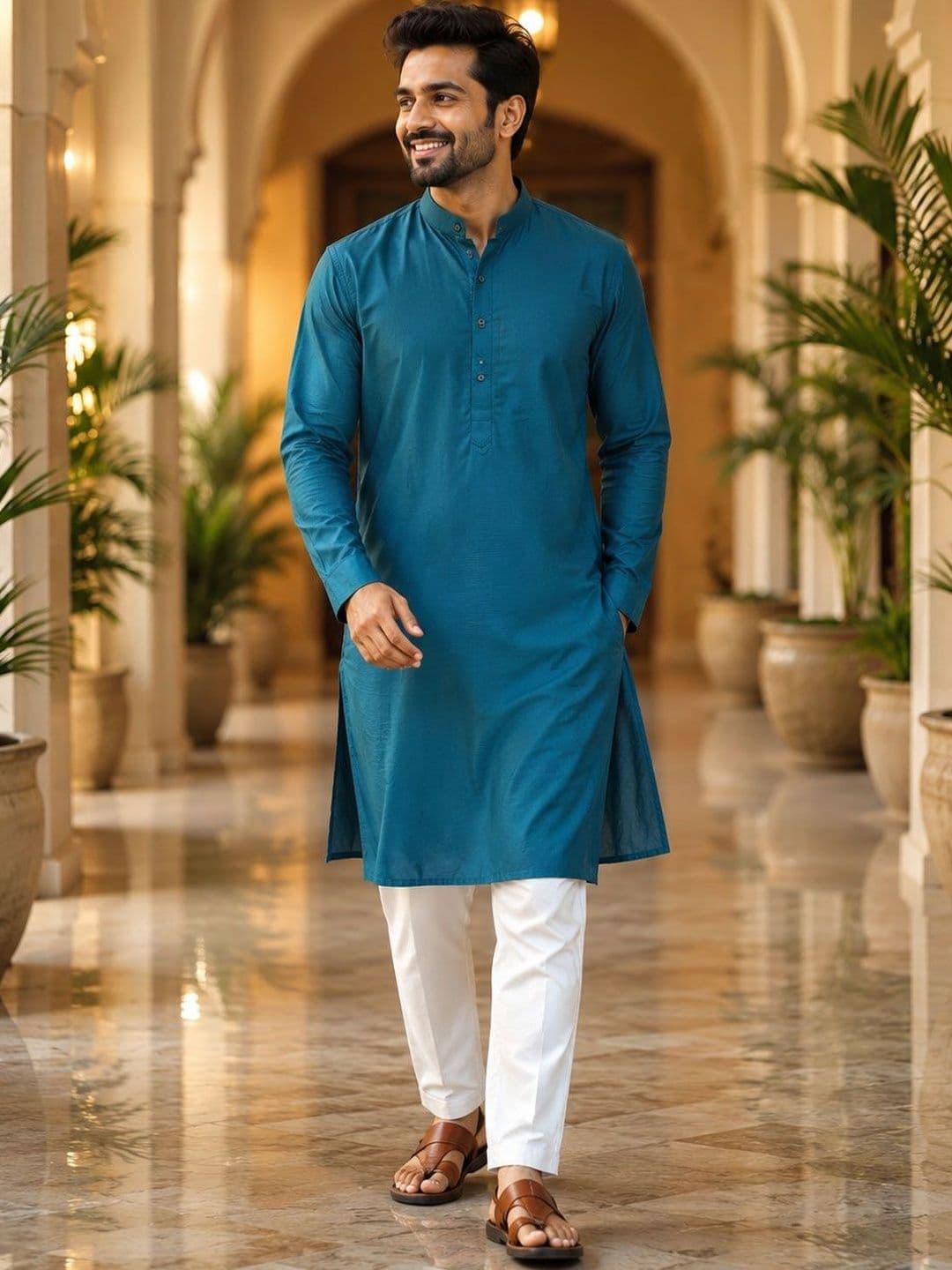 DEVOILER Men Kurta - view 1