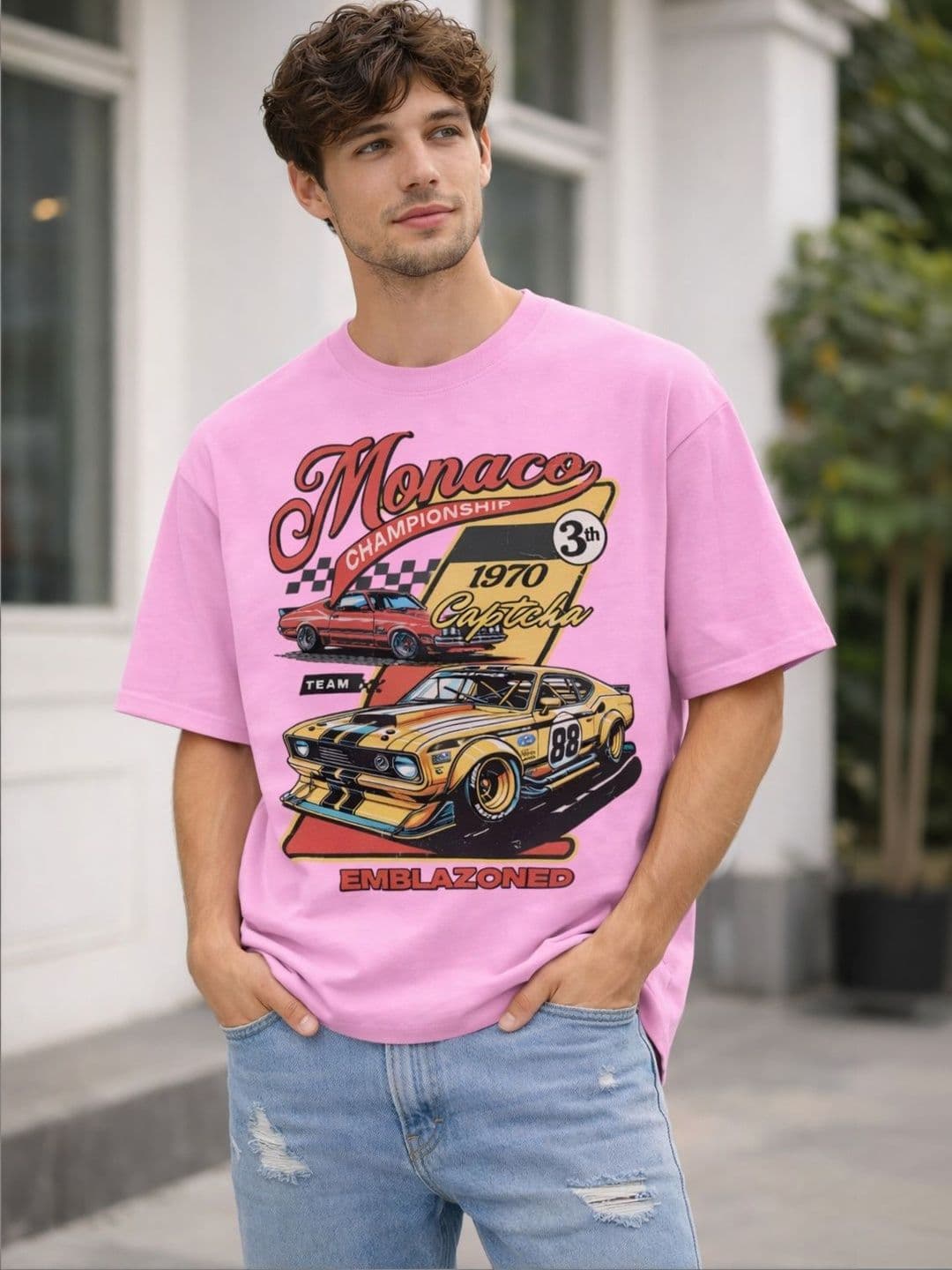 CAPTCHA Men Printed Pure Cotton T-shirt - view 1