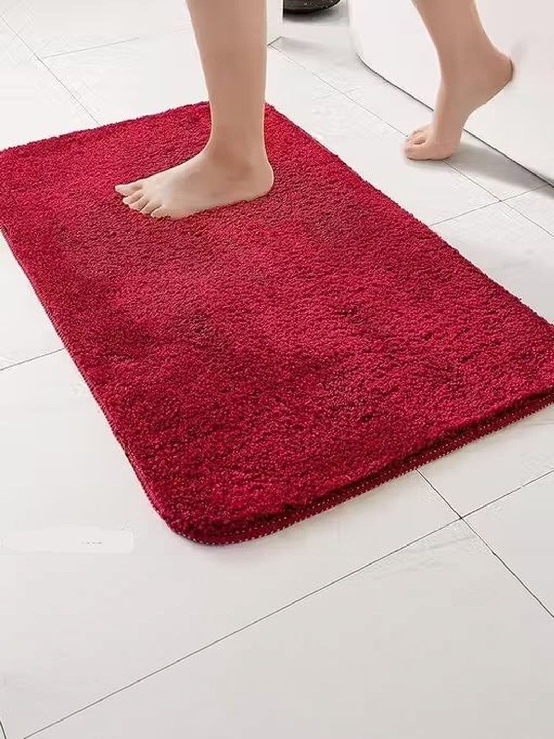 AaHo Decor Red Anti-Slip High Absorbent Doormats - view 1