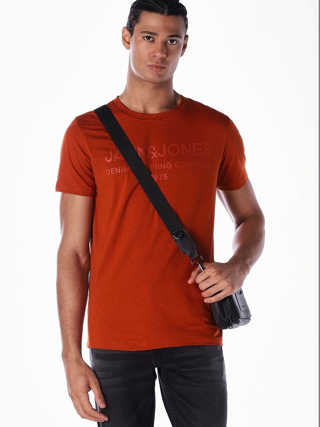 Jack & Jones Men Typography Printed T-shirt - view 1