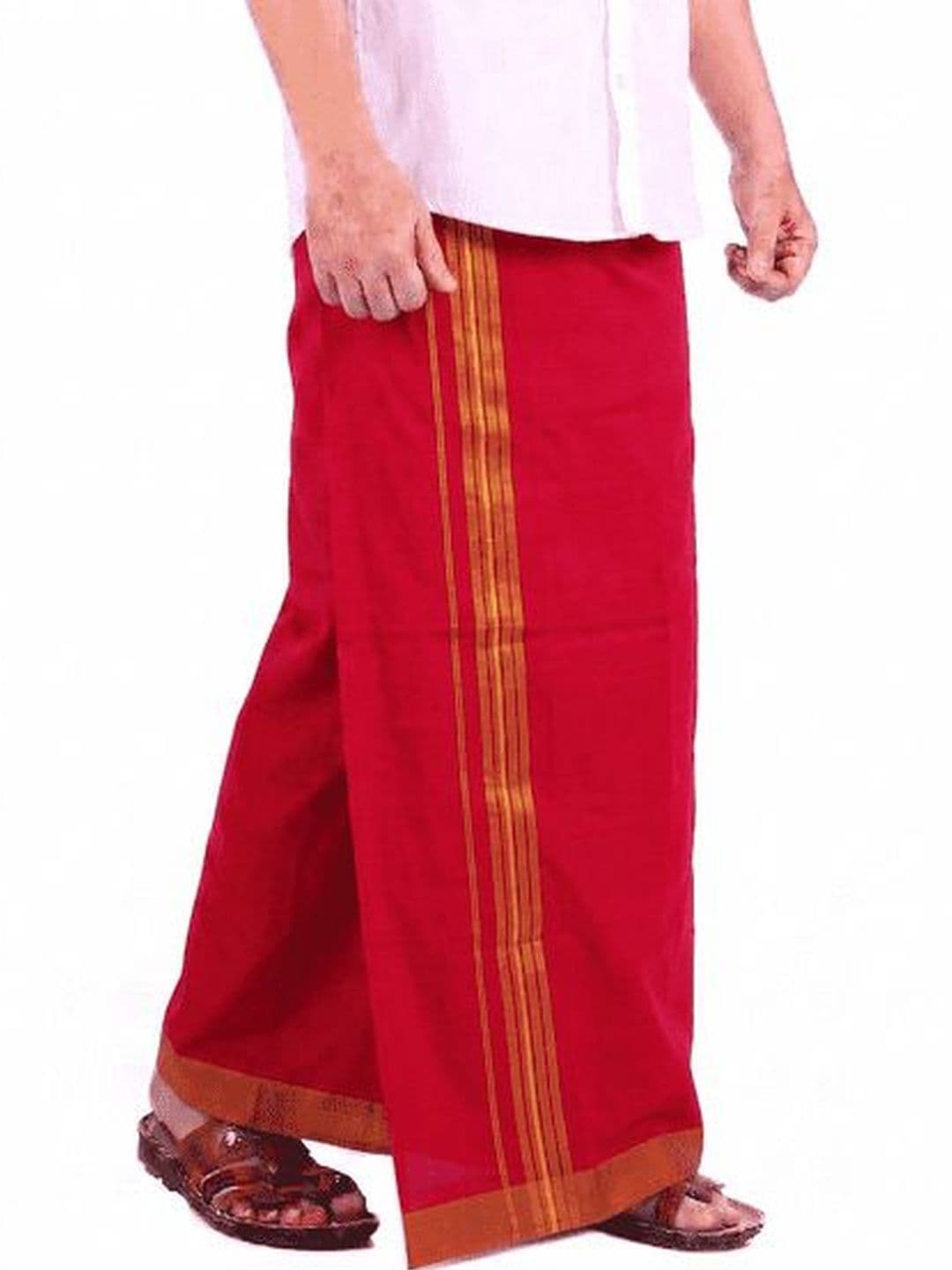 Hornbill Enterprises Men Cotton Blend Dhoti Dhotis - view 1