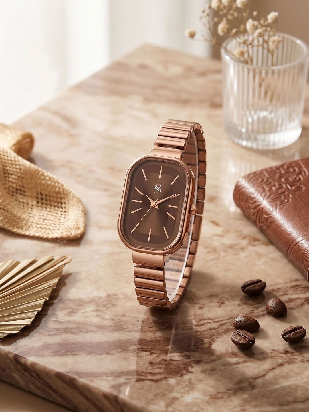Shocknshop Women Dial & Bracelet Style Straps Analogue Watch WCH191Brown - view 1