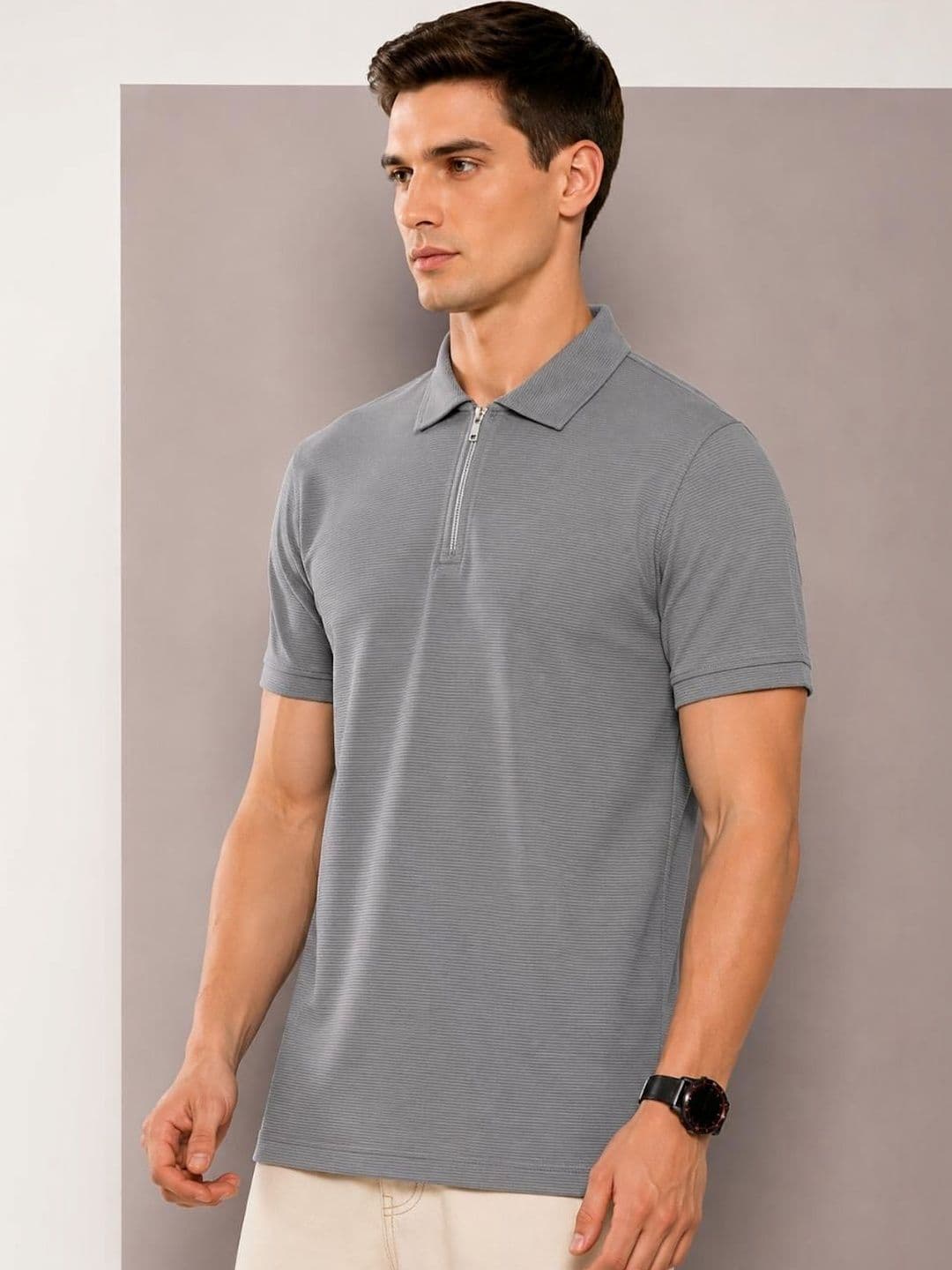 UTCV Men Polo Collar T-shirt - view 1