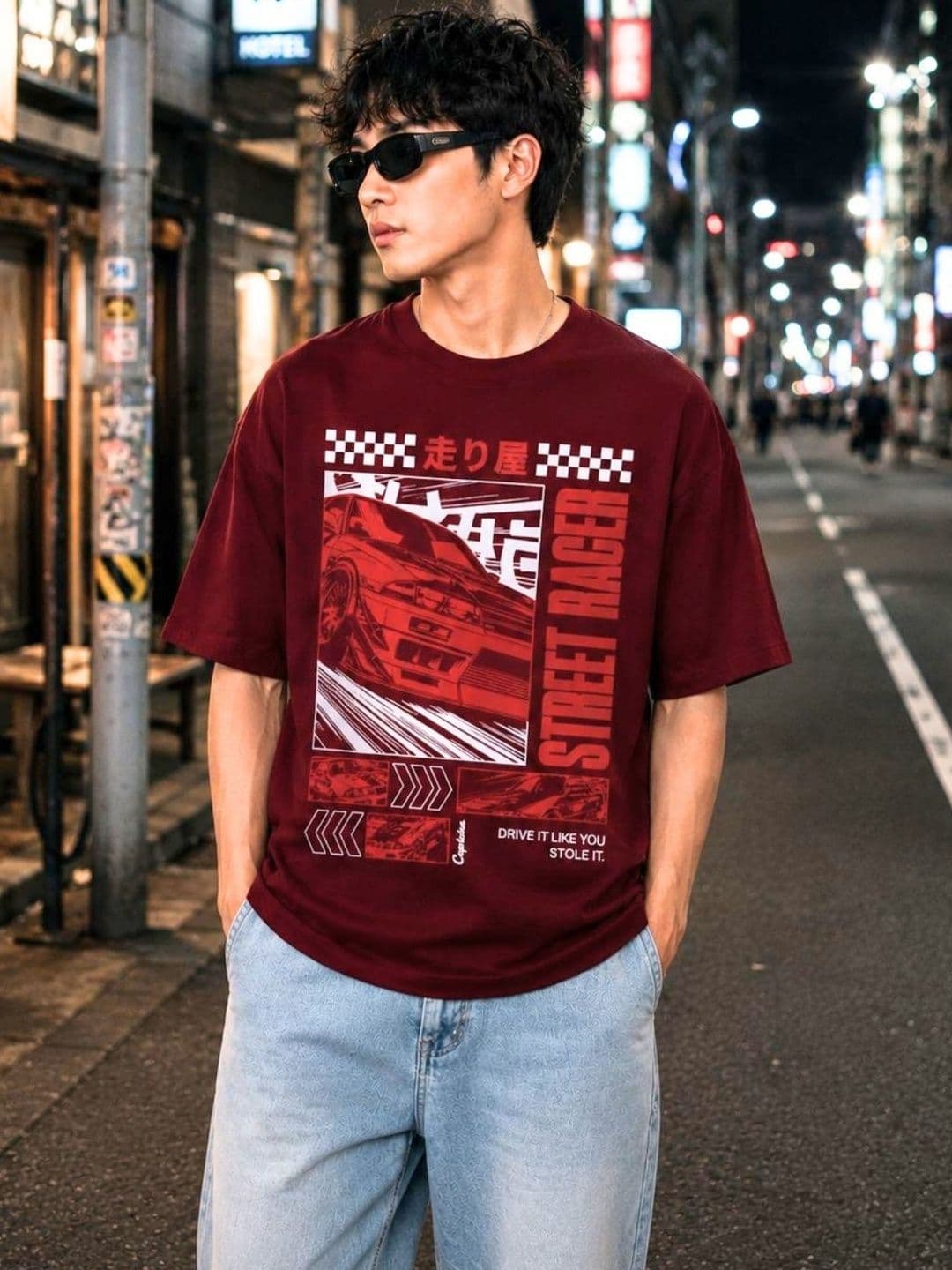 CAPTCHA Men Printed Pure Cotton T-shirt - view 1