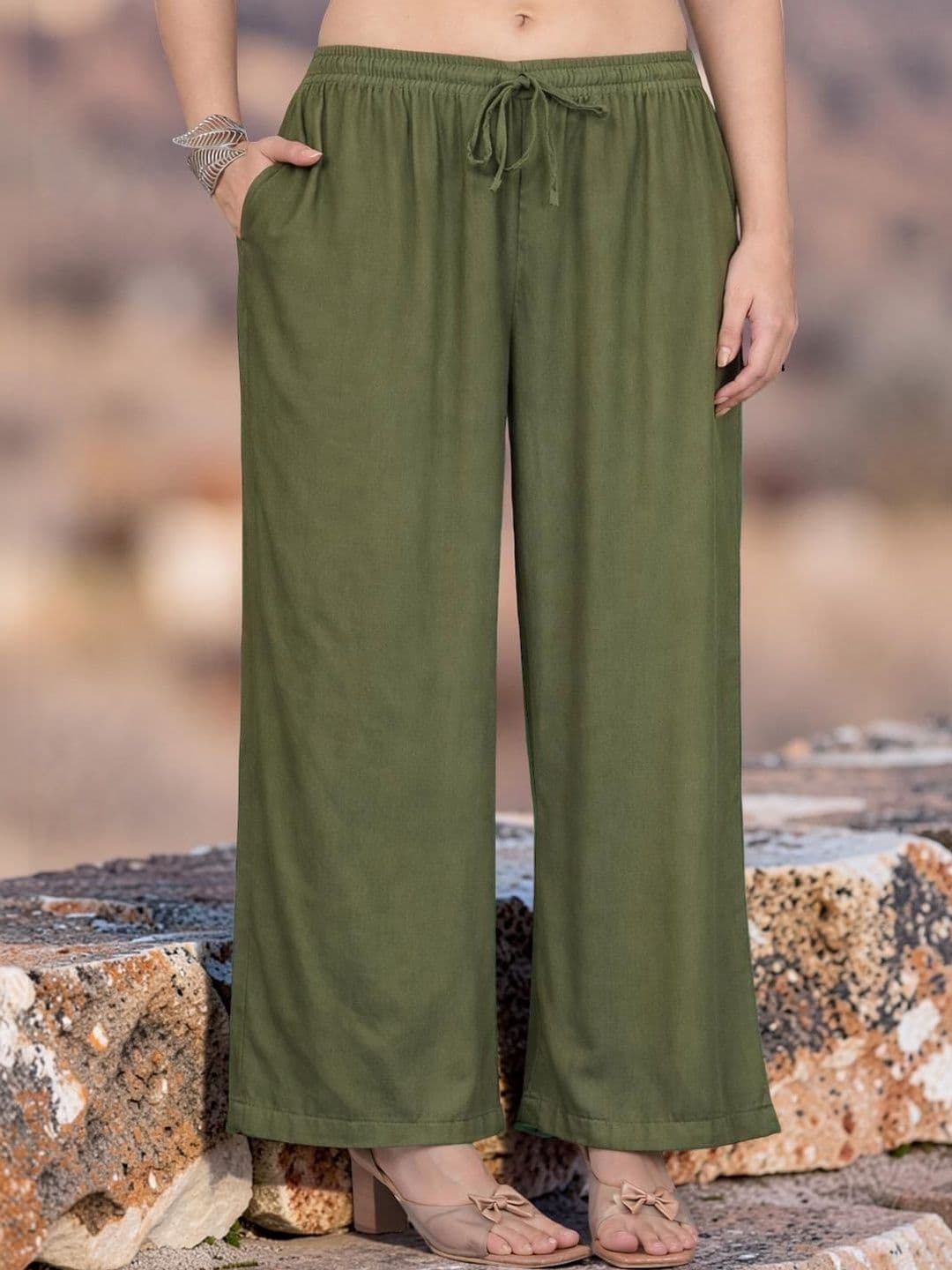 KALINI Women Ethnic Palazzos - view 1