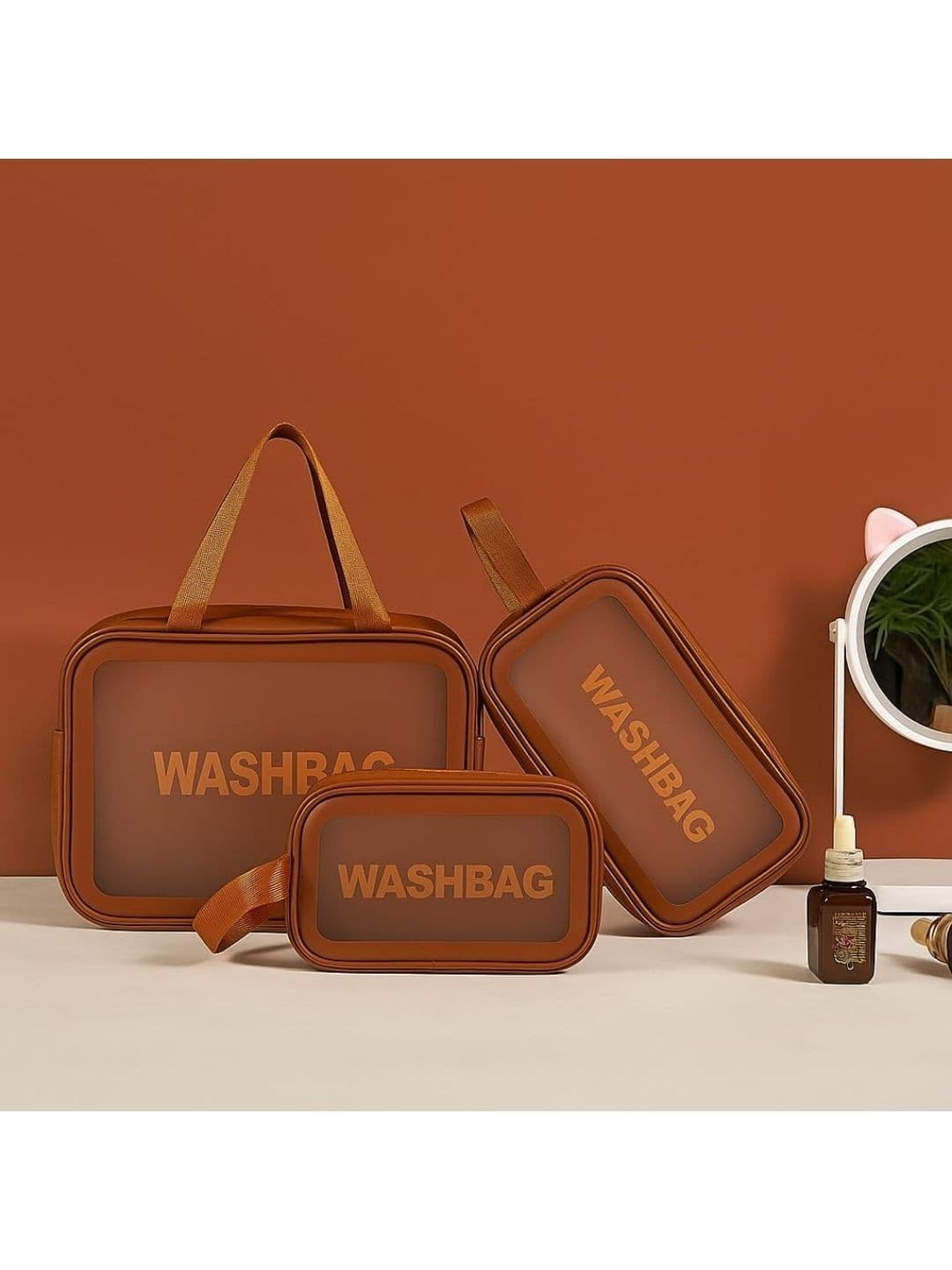 Myntra Elegant Homes Brown Set of 3 Regular Multi-Utility Organisers - view 1