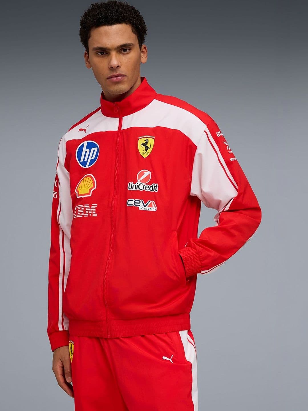 PUMA Motorsport Puma Scuderia Ferrari HP Replica Drivers Authentic Men's Track Jacket - view 1