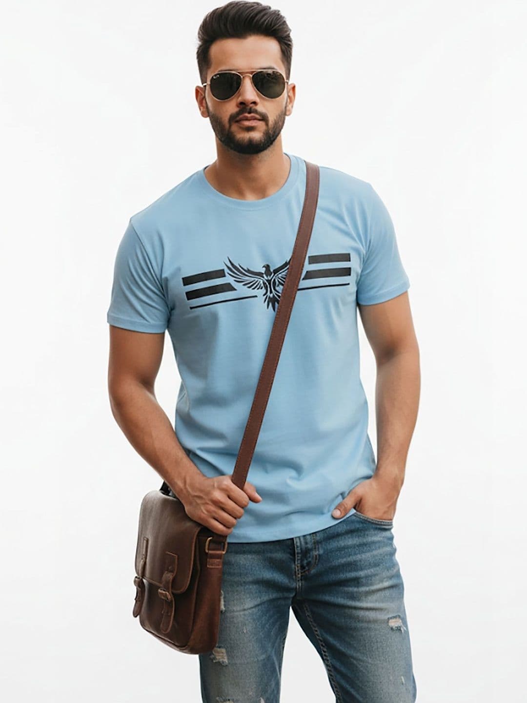 Trihi Fashion Men Printed T-shirt - view 1