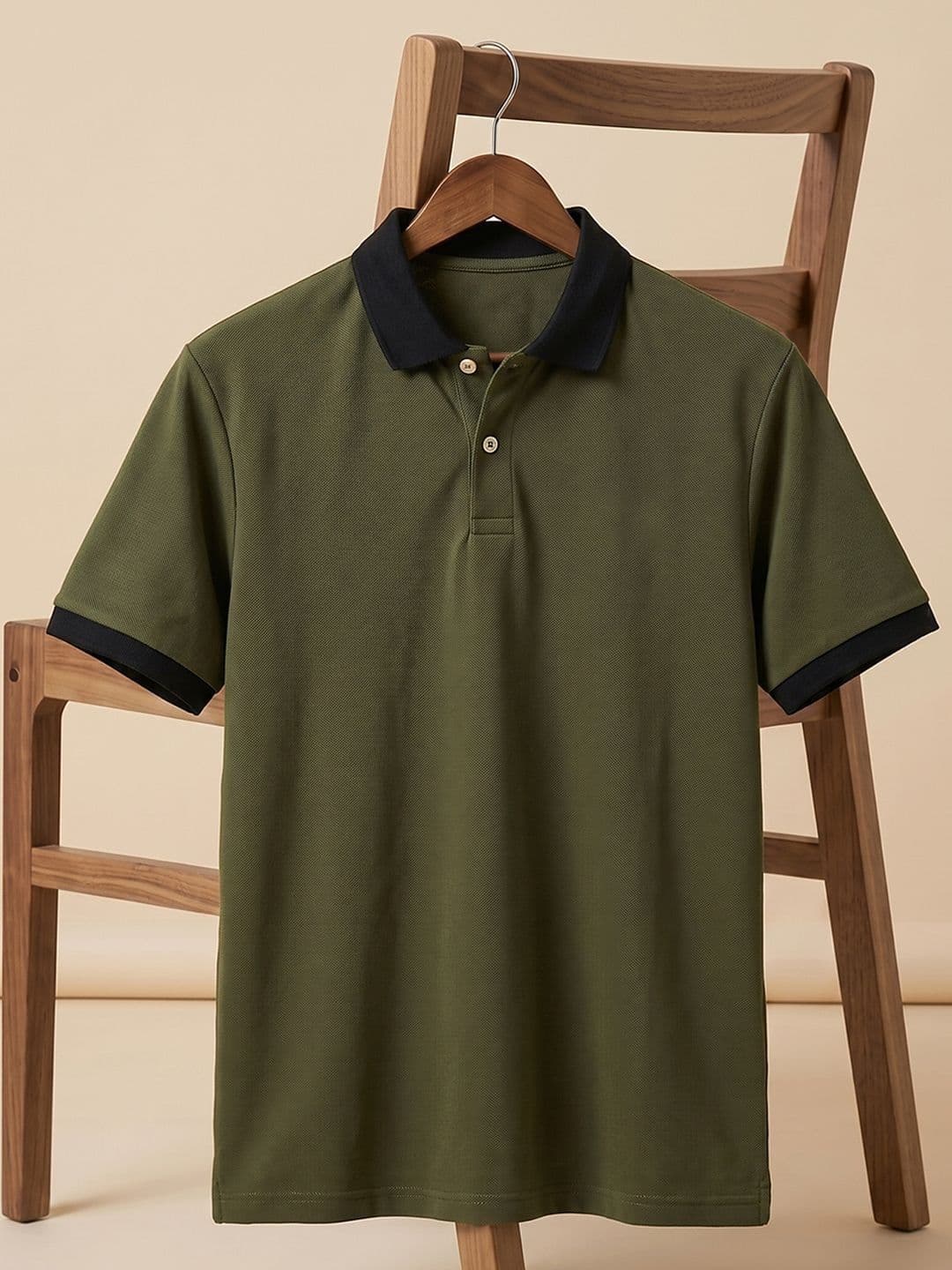 Mast & Harbour Men Polo Collar T-shirt - view 1