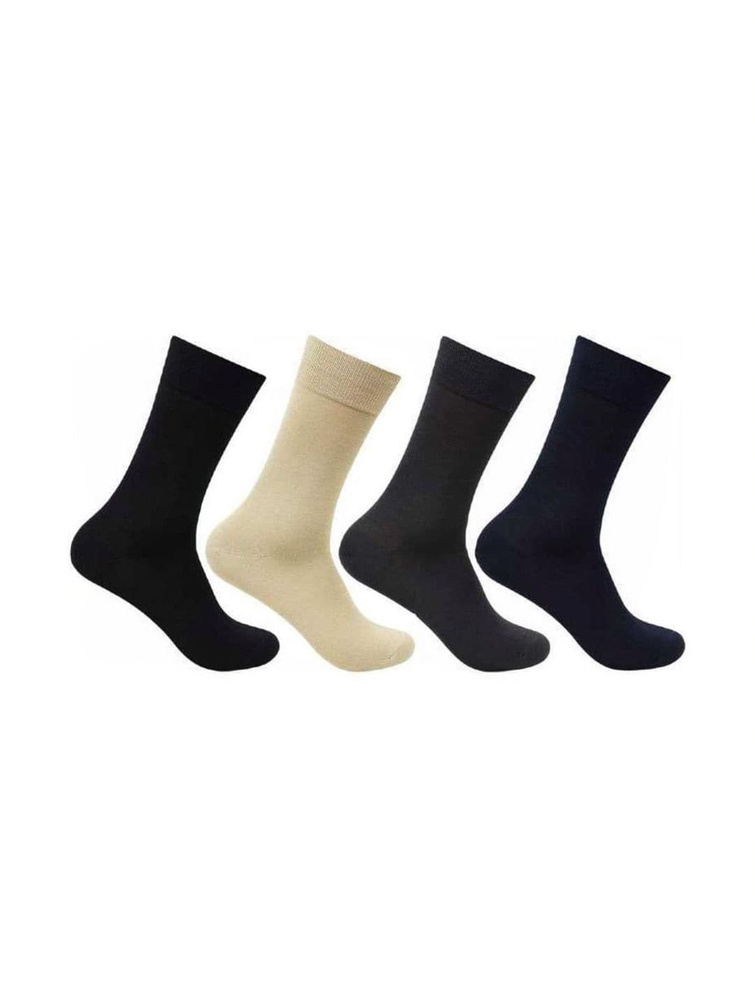 akeet trend Men Pack of 4 Cotton Assorted Calf Length Socks - view 1