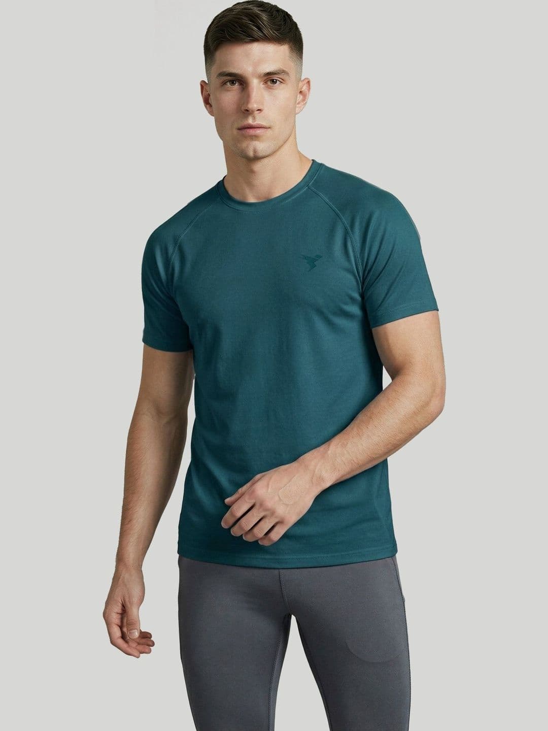 Technosport Men Brand Logo Slim Fit T-shirt - view 1