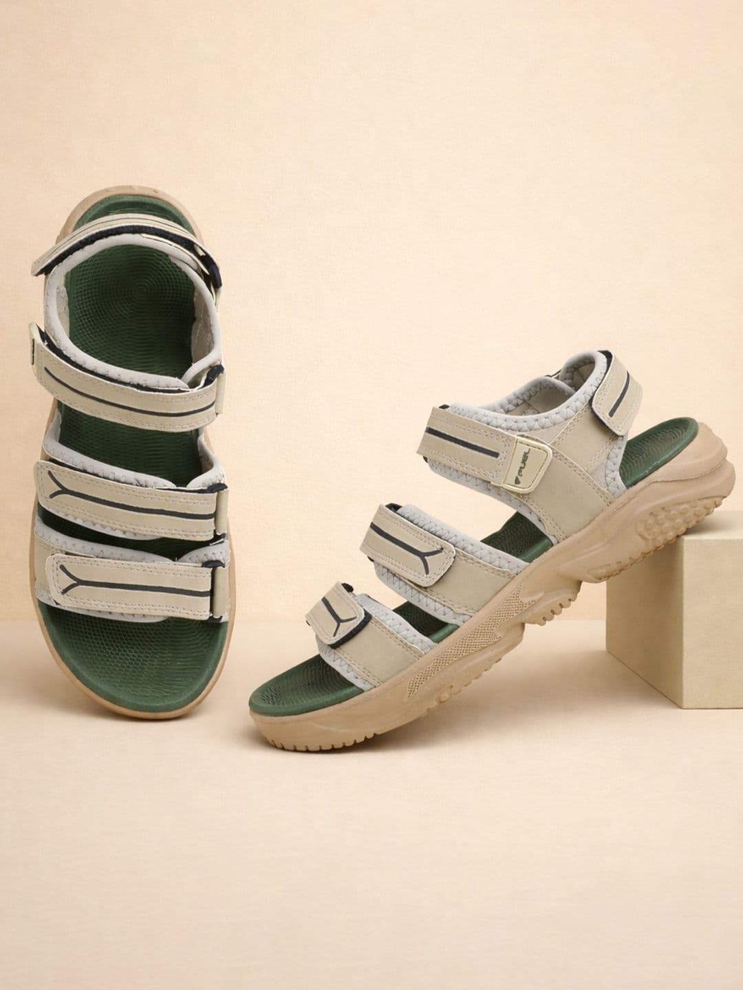 FUEL Men Textured Sports Sandals - view 1