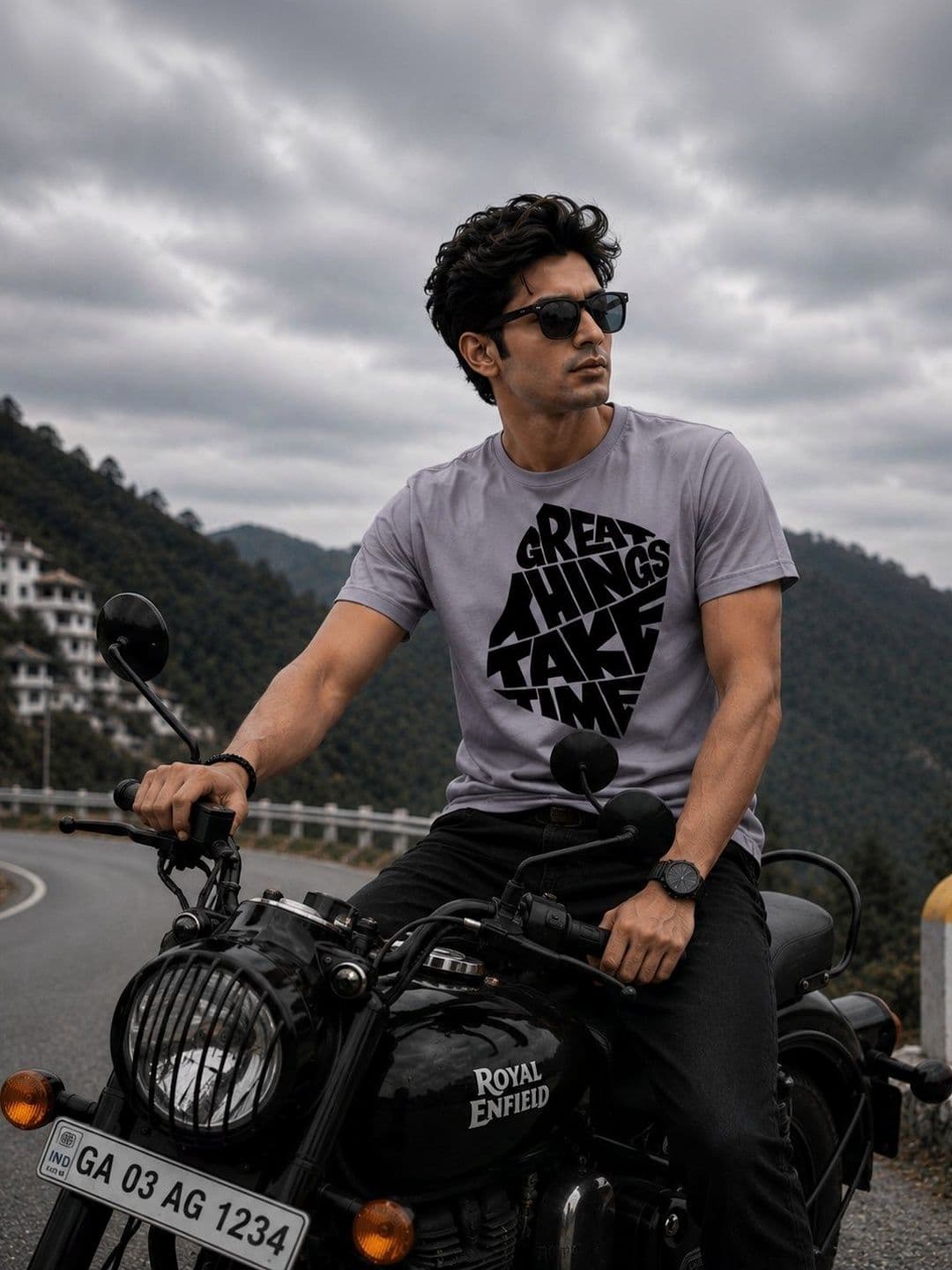 Y TULSI Men Typography Printed T-shirt - view 1