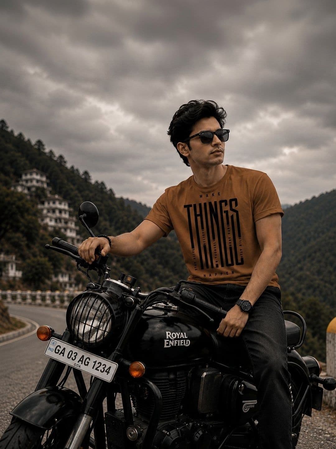 Y TULSI Men Typography Printed T-shirt - view 1