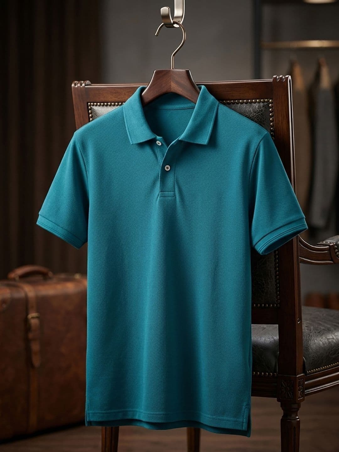 Mast & Harbour Men Polo Collar T-shirt - view 1