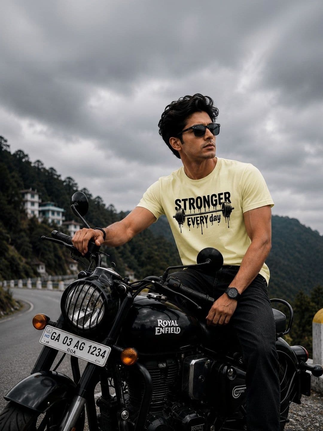 Y TULSI Men Typography Printed T-shirt - view 1