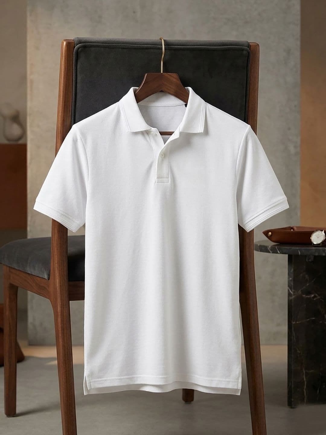 Mast & Harbour Men Polo Collar T-shirt - view 1